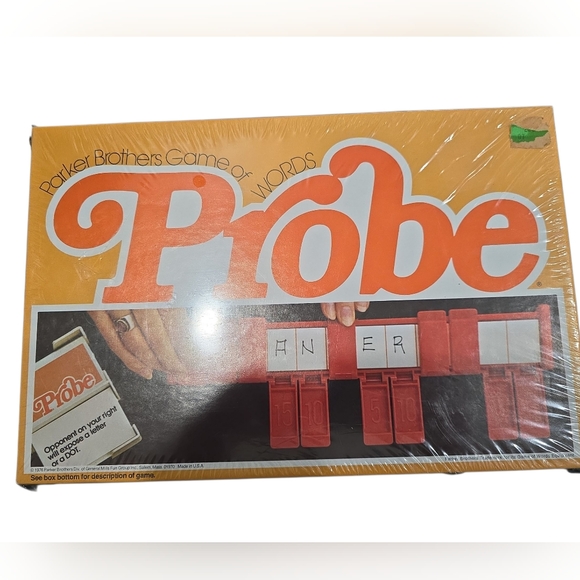 Vintage Probe Board Game Parker Brothers Game Of Words 202 1976 Sealed - Picture 1 of 6